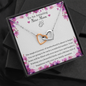 Double Interlocked Hearts Necklace For New Moms