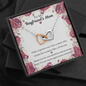 Double Interlocked Hearts Necklace For Boyfriend's Mom
