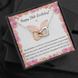 18th Birthday - Double Interlocked Hearts Necklace