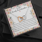 Double Interlocked Hearts Necklace For Grandma