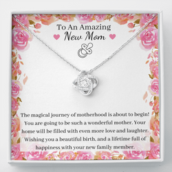 Love Knot Necklace For New Moms