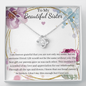 Beautiful Love Knot Pendant Necklace For Your Sister