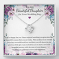 Beautiful Love Knot Pendant Necklace For Your Daughter