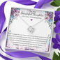 Beautiful Love Knot Pendant Necklace For Your Daughter