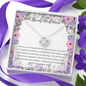 Beautiful Love Knot Pendant Necklace For Your Girlfriend