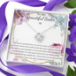 Beautiful Love Knot Pendant Necklace For Your Sister