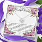 Beautiful Love Knot Pendant Necklace For Your Mother