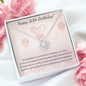 50th Birthday Gift - Beautiful Love Knot Pendant Necklace