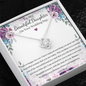 Beautiful Love Knot Pendant Necklace For Your Daughter