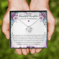 Beautiful Love Knot Pendant Necklace For Your Daughter