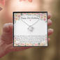21st Birthday Love Knot Necklace