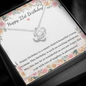 21st Birthday Love Knot Necklace