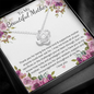 Beautiful Love Knot Pendant Necklace For Your Mother