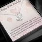 50th Birthday Gift - Beautiful Love Knot Pendant Necklace