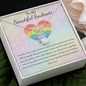 Little Ribbon Rhinestone Necklace For Your Lesbian Partner