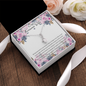 Little Ribbon Rhinestone Necklace For Your Wife
