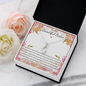 Little Ribbon Rhinestone Necklace For Your Sister