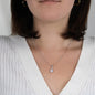 Little Ribbon Rhinestone Necklace For Your Girlfriend