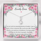 Little Ribbon Rhinestone Necklace For Boss