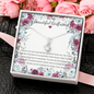 Little Ribbon Rhinestone Necklace For Your Girlfriend