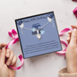 50th Birthday Gift - Little Ribbon Rhinestone Crystal Necklace