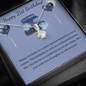 21st Birthday - Little Ribbon Rhinestone Necklace