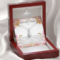 Little Ribbon Rhinestone Necklace For Your Sister