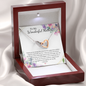 Double Interlocked Hearts Necklace For Mother