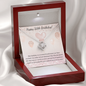 50th Birthday Gift - Beautiful Love Knot Pendant Necklace