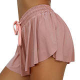 Drawstring Shorts Under Skirt