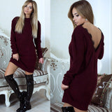 Lacey V Neck Sweater Dress