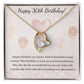 Happy 30th Birthday - Heart Necklace
