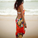 Beach Floral Dress Cover Up