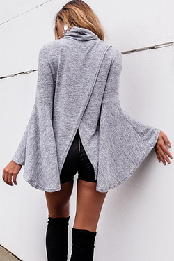 Lovely Batwing Turtle Neck Poncho Cardigan Sweater