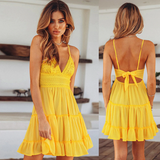 Layla Summer Boho Mini Dress