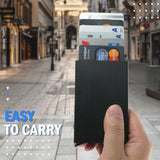 Thin Wallet Card Money Holder RFID Safe