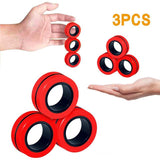 Fidget Toy - Magnetic Ring Spinners Stress Relief