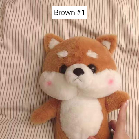 Adorable Shiba Inu Dog Plushie Stuffed Animal 30cm Tall