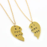 Best F*cking Bitches BFF Necklace - 2 PCS