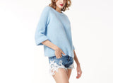 Floral Lace Denim Shorts
