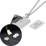 Envelope Necklace - Custom Engraved Letter Inside