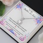 Lovely Eternal Love Circle Pendant Necklace For Your Mother In Law
