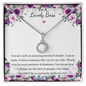 Lovely Eternal Love Circle Pendant Necklace For Your Boss