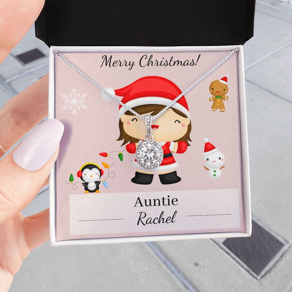 Merry Christmas Auntie - Eternal Love Necklace