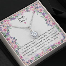 Lovely Eternal Love Circle Pendant Necklace For Bestie