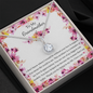 Lovely Eternal Love Circle Pendant Necklace For Grandma