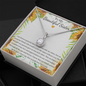 Lovely Eternal Love Circle Pendant Necklace For Your Sister