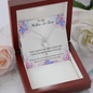Lovely Eternal Love Circle Pendant Necklace For Your Mother In Law