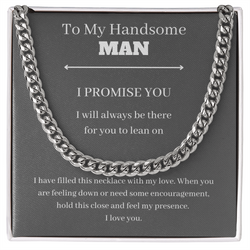 To My Handsome Man - Chain Necklace
