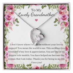 Beautiful Heart Necklace For Your Grandma